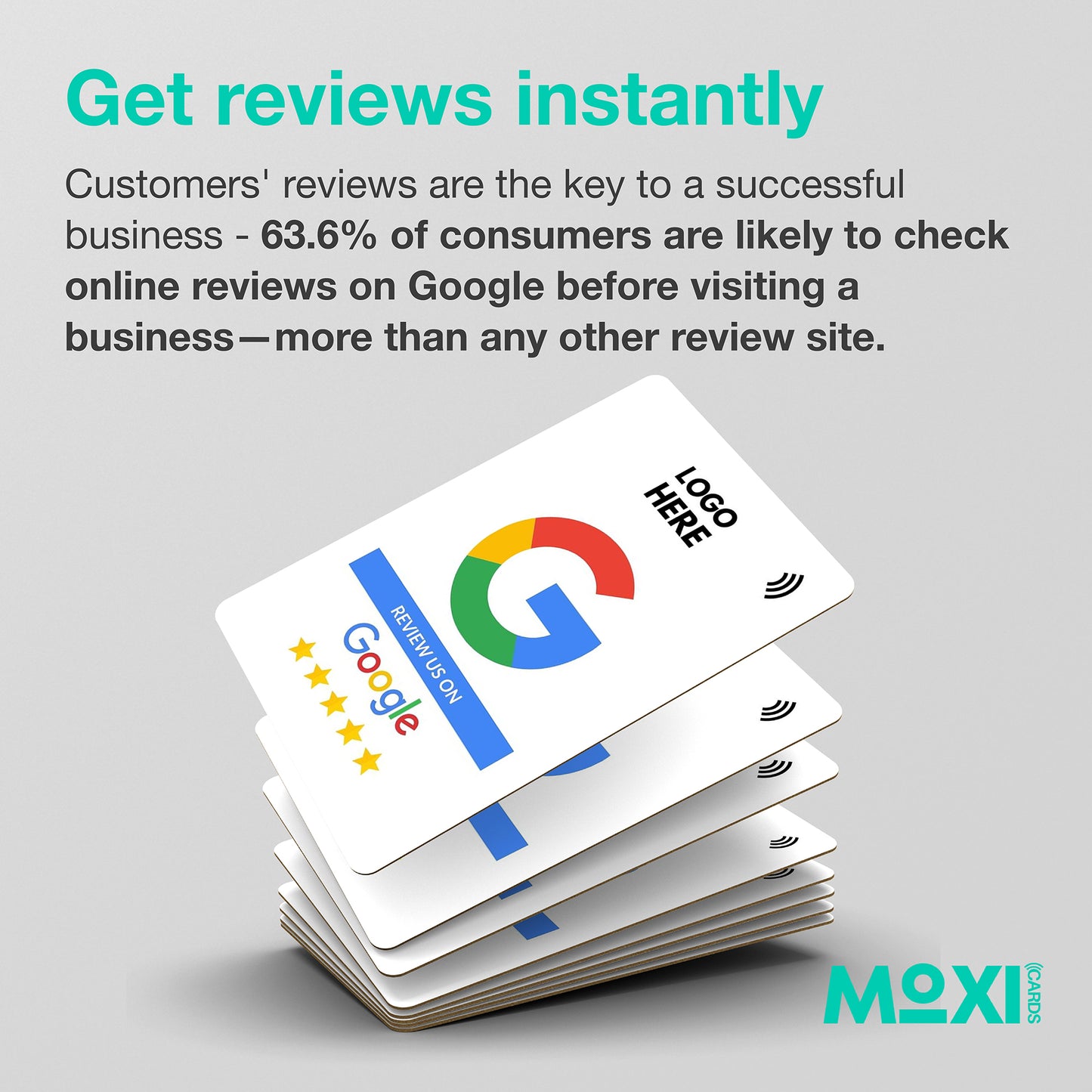 NFC Google Review Card - Single or Double Sided