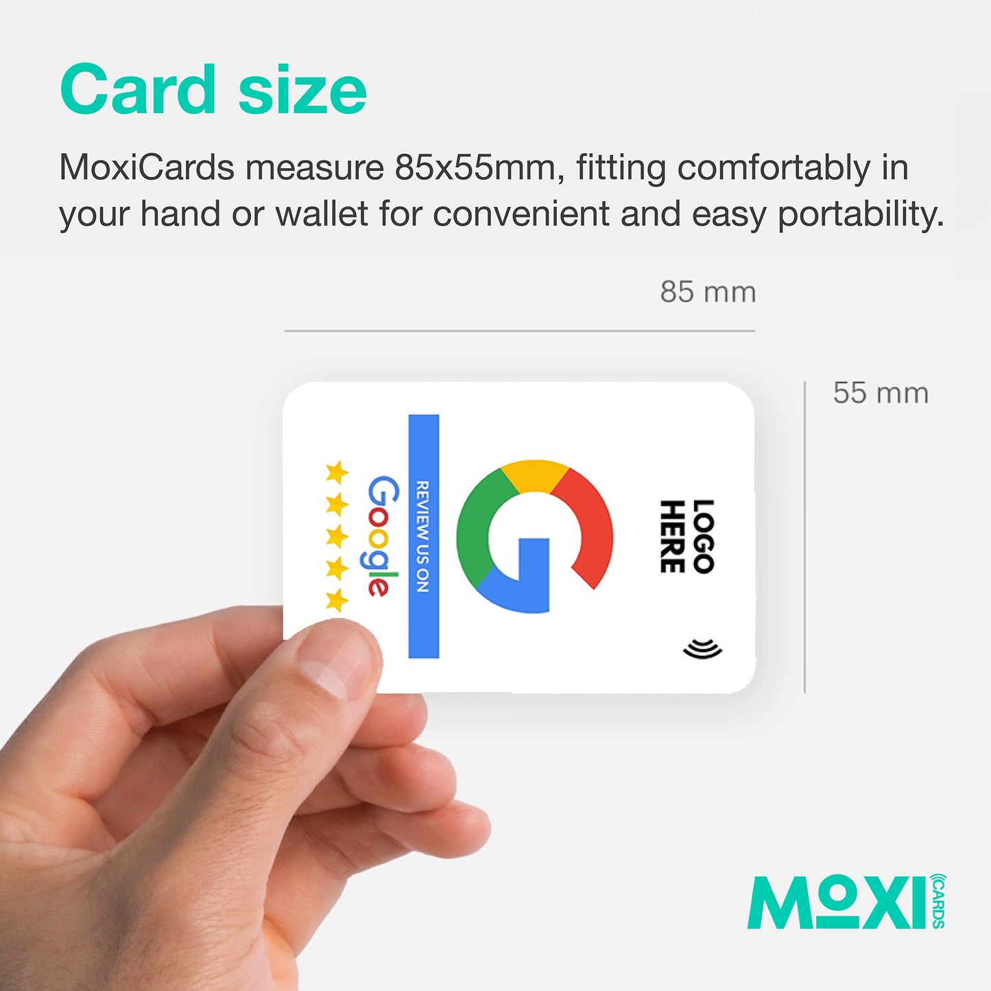 NFC Google Review Card - Single or Double Sided