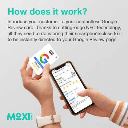 NFC Google Review Card - Single or Double Sided