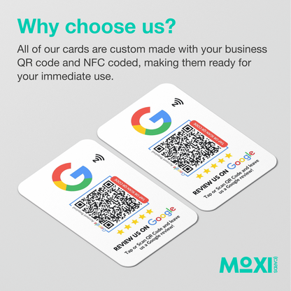 NFC Google Review Card - Single Sided