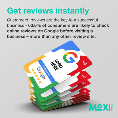 NFC Google Review Card - Single or Double Sided