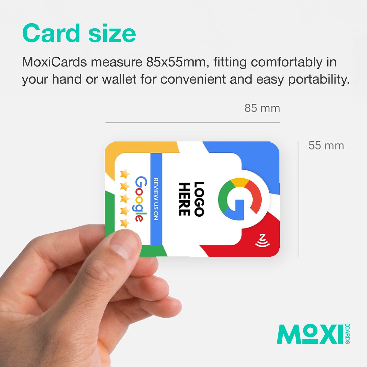 NFC Google Review Card - Single or Double Sided