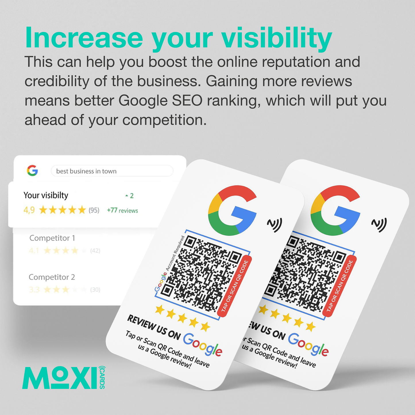 NFC Google Review Card - Single Sided