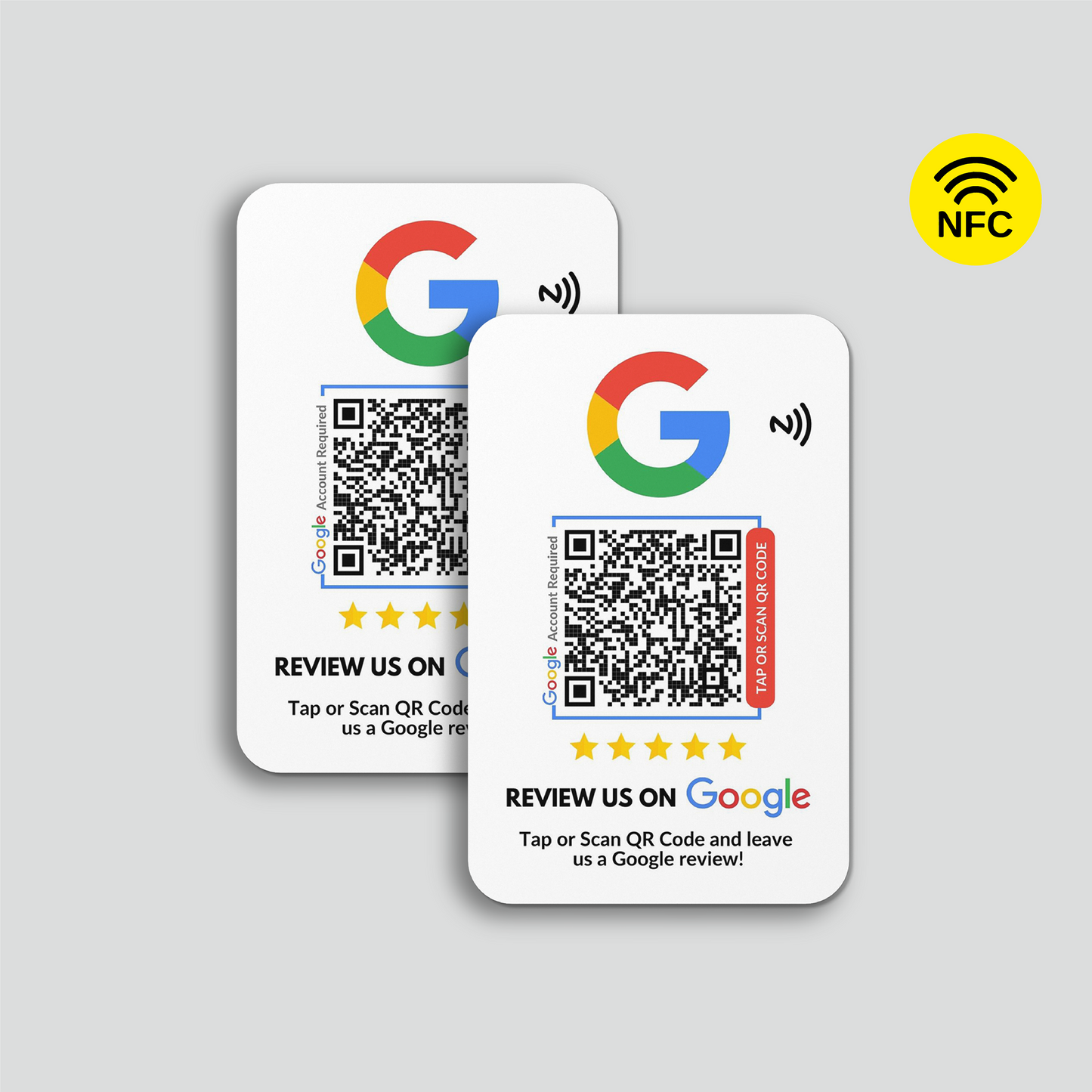 NFC Google Review Card - Single Sided